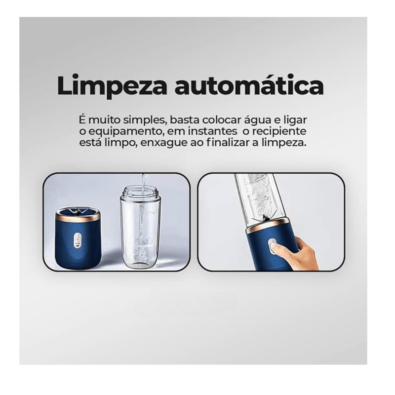 Liquidificador Portátil 6 Lâminas | LiquidiGo - Casa Perfect