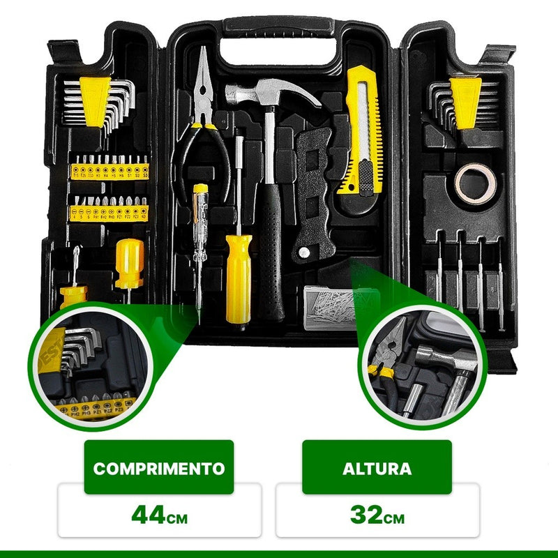 Kit Jogo de Ferramentas 200 Peças Profissional | Titanium