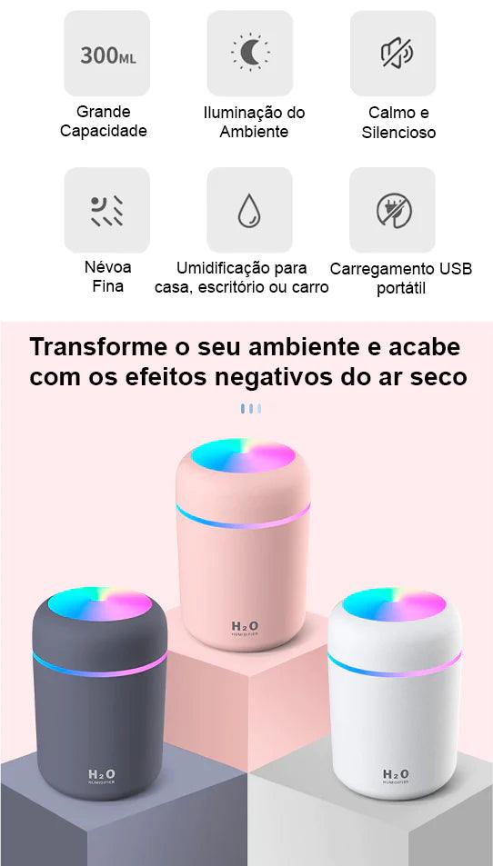 Umidificador De Ar Portátil - Casa Perfect